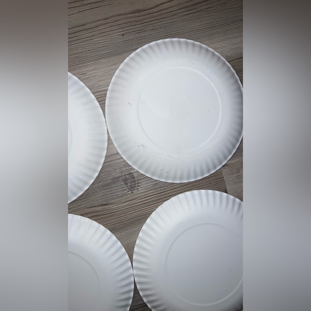 180 Degrees Reusable Melamine "Paper Plate Look" 8.75” Dinner Plates - Picture 6 of 8